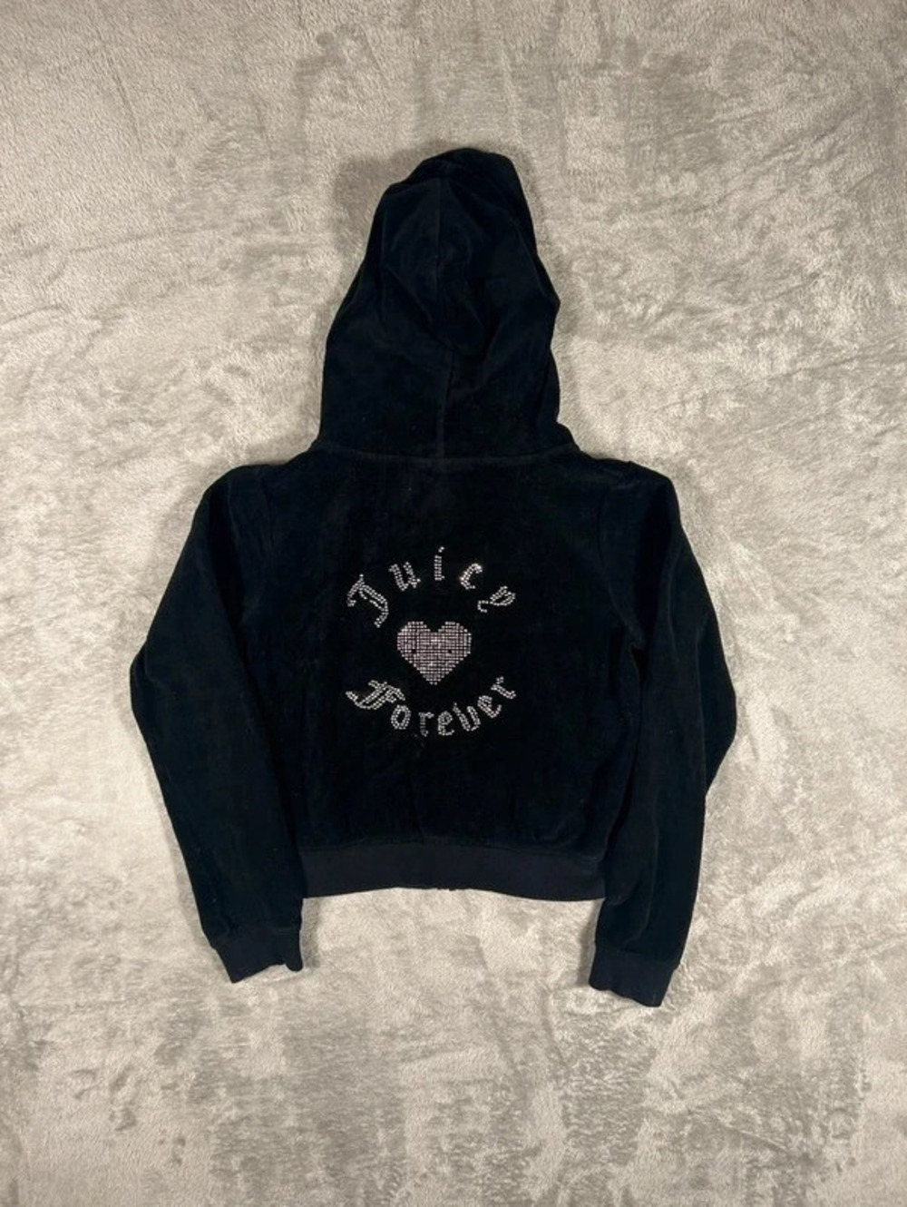 juicy couture forever 21 velour zip hoodie size M